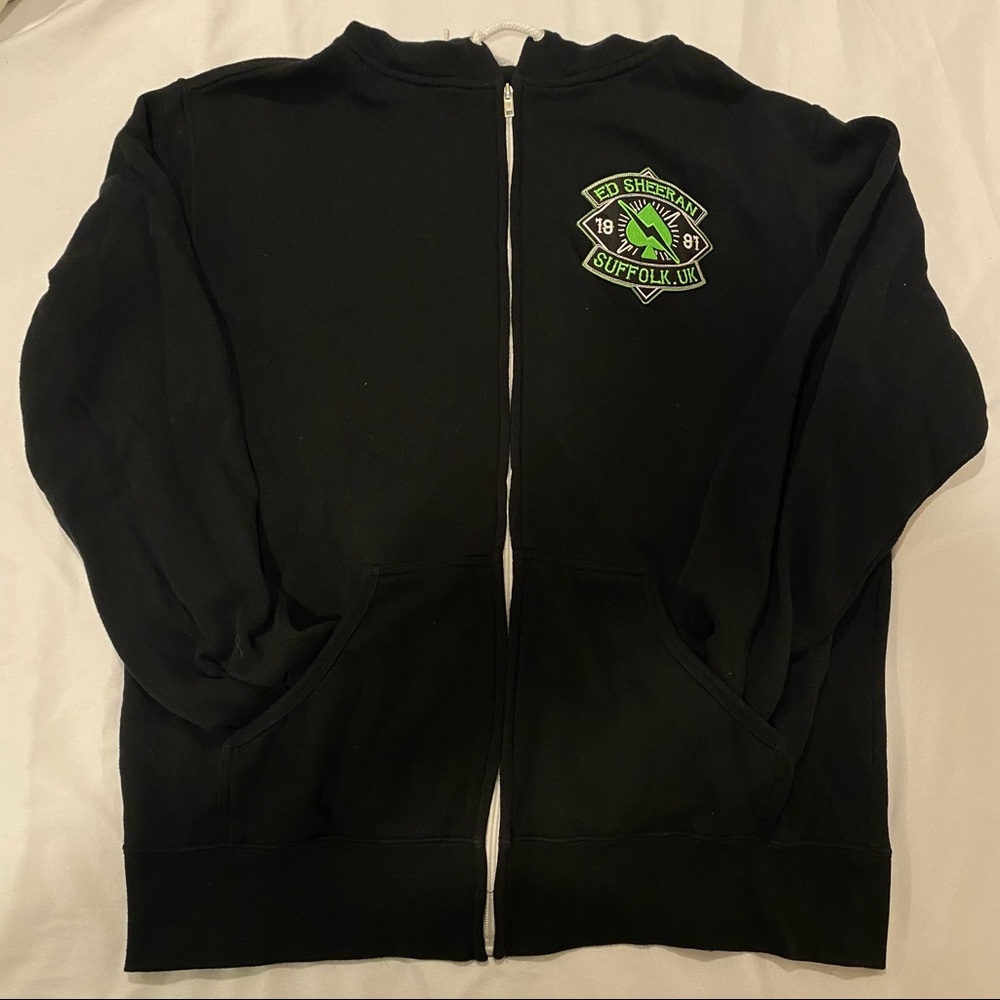 RARE Ed Sheeran Concert Zip Hoodie